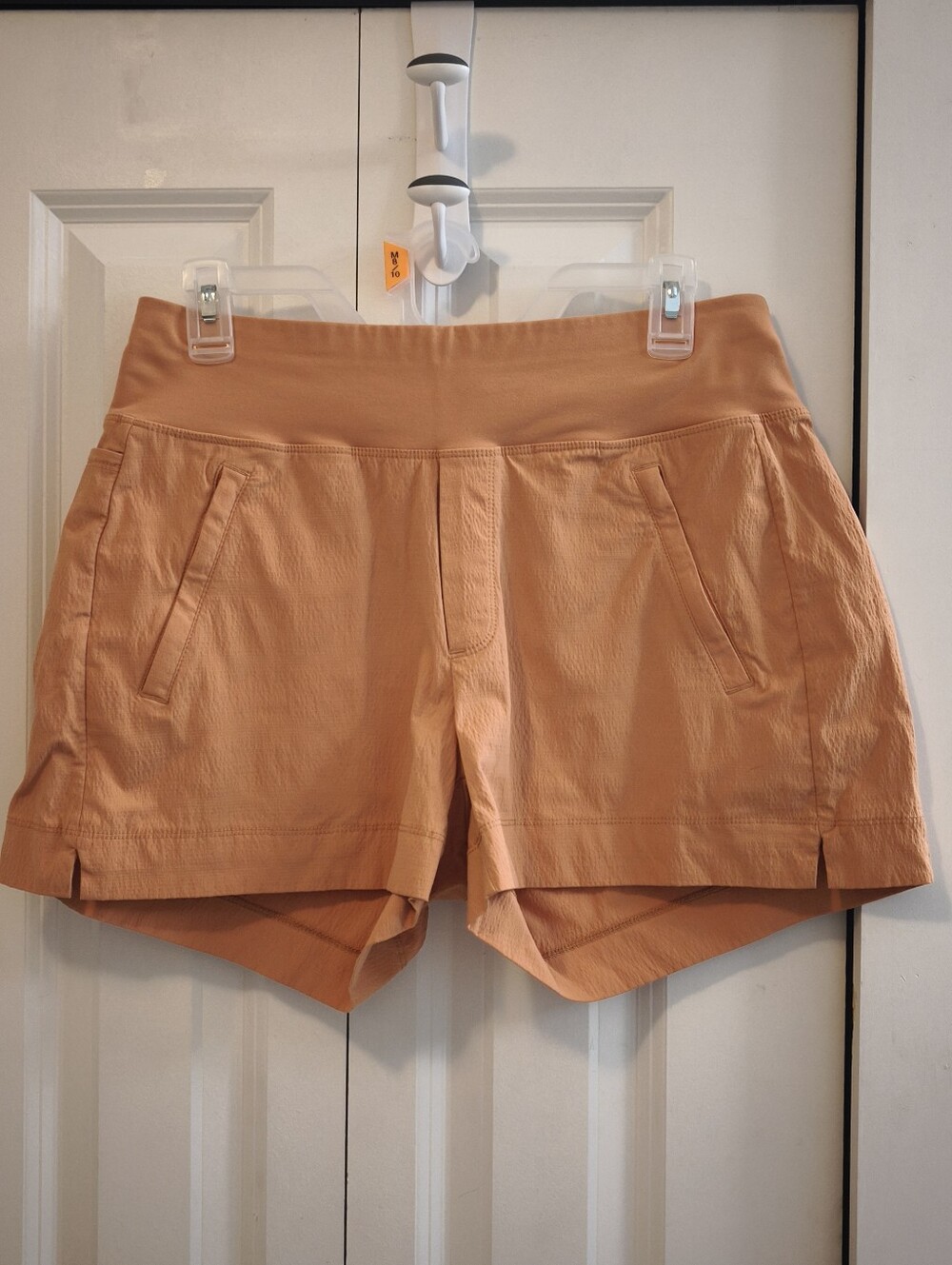 Athleta Peach Athletic Shorts with Stretch Waistband